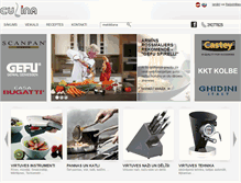 Tablet Screenshot of culina.lv