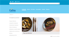 Desktop Screenshot of culina.no