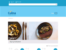 Tablet Screenshot of culina.no
