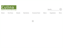 Tablet Screenshot of culina.com.sg